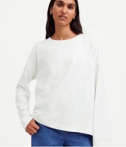 Madewell  Oversized Long-Sleeve Crewneck Tee