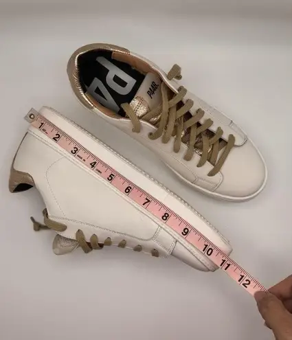 P448 gold and white classic platform Thea Wilder Sneaker size 41 / US 10.5 W