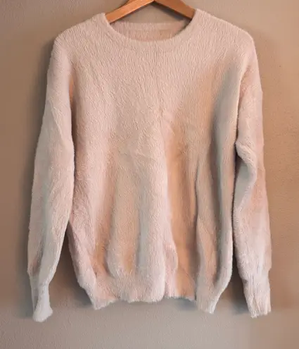 BRAVE + TRUE Fuzzy 🐻 Sweater Size L