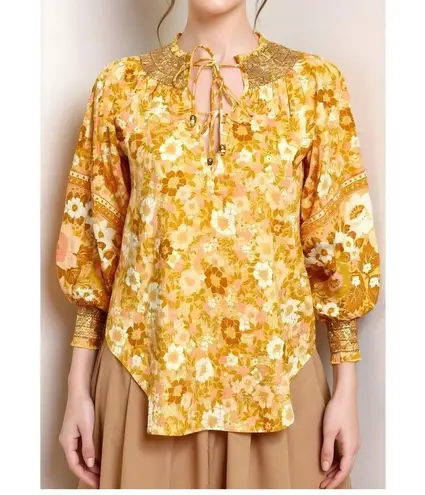 SPELL & THE GYPSY Anne Blouse, Peach, XXS