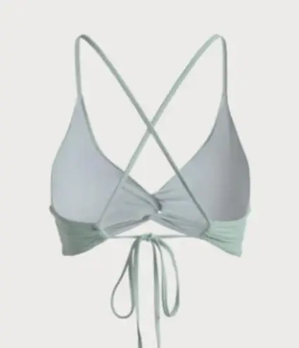 BERLOOK The Twist Backless Bikini Top ONLY 67 Blue Size L