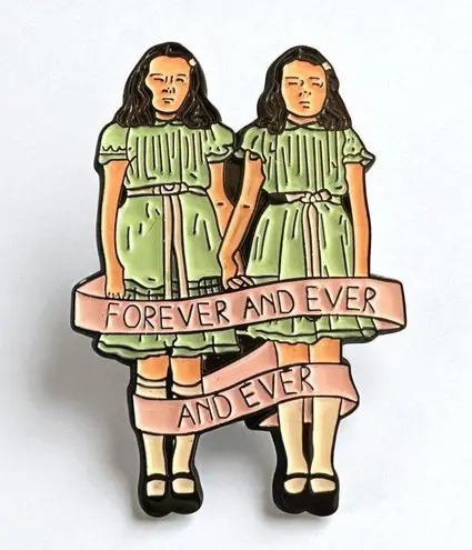 FOREVER AND EVER Grady Twins Shining Enamel Pin NEW NWOT