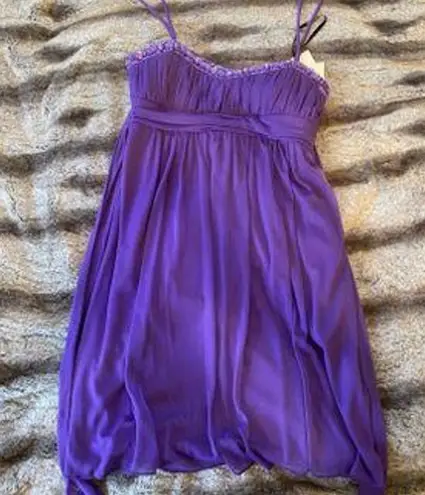 Purple Short Semi Formal Dress Size 6