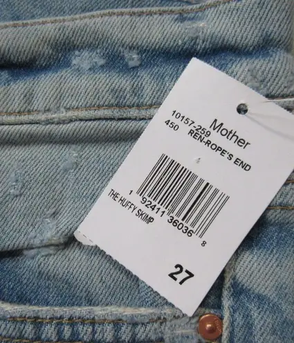 NWT Mother Superior The Huffy Skimp in Rope's End Destroyed Jeans 27