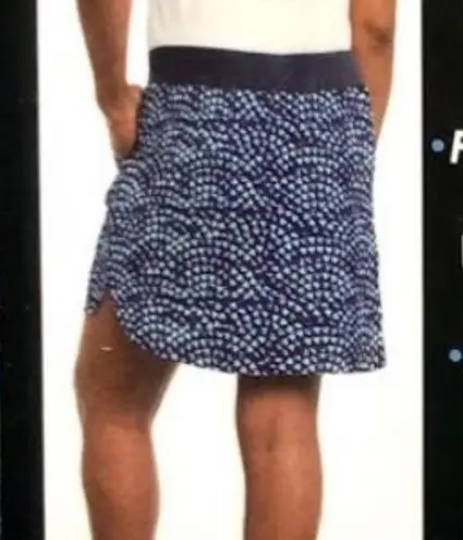 Cypress Club Blue Depths Geometric Print Skort Size S
