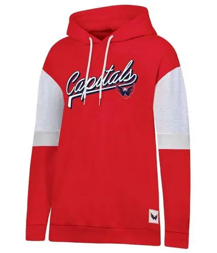 NHL Washington Capitals Women's Fleece Hooded Sweatshirt Red, Large Red