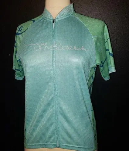 Terry Womens Biking Shirt Size XL Teal Lightweight Material Riding Outdoor Blue
