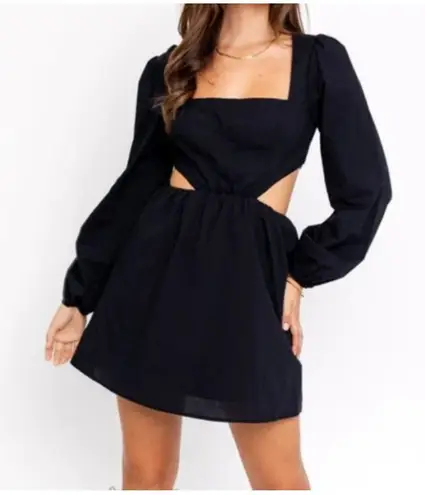 Arula NEW Black Open Back Cut Out Sides Mini Dress Their Size B Plus Size 18/20