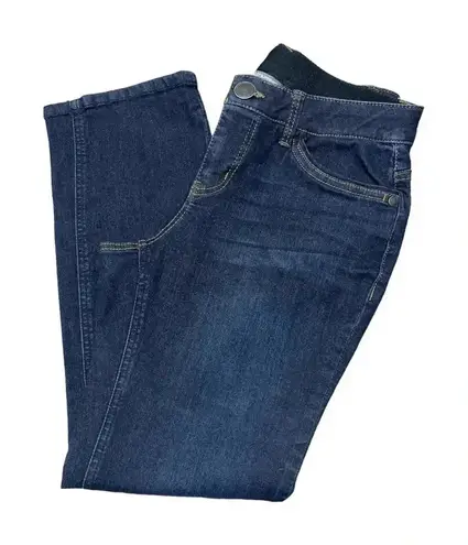Christopher & Banks Christopher‎ & Banks Signature Slimming Petite Jeans Dark Wash Mid Rise - Image 1