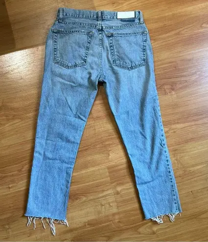 RE/DONE  Relaxed Crop Jeans in Ultra Light