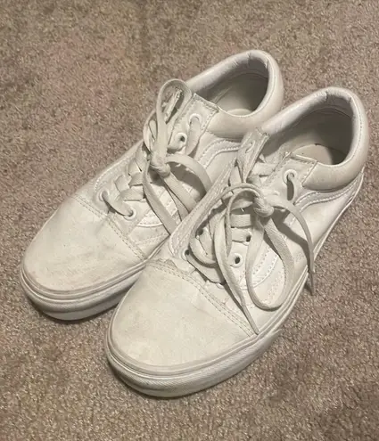 white vans Size 7.5