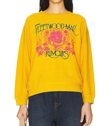 Daydreamer Fleetwood Mac Floral Reverse Sweatshirt, New without Tag MSRP $145