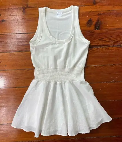 Sundays WeAreSundays Anthropology Mallory White Smocked Waist Tank DressSz M