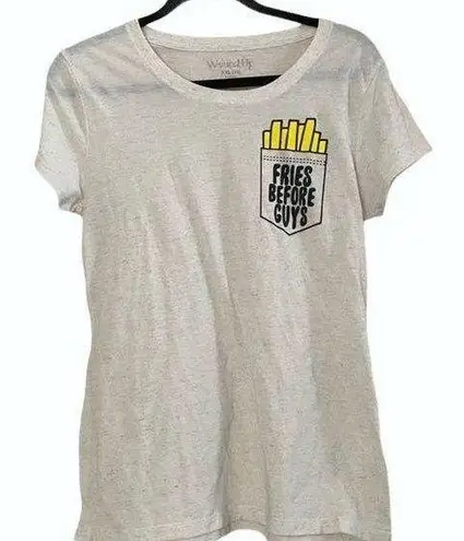 Wound Up Graphic T-shirt Fries Before Guys Size XXL