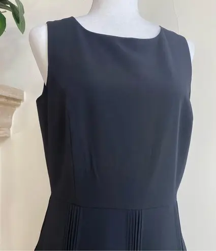 Calvin Klein  Black Sleeveless Fit and Flare Knee Length Dress Women Size 8