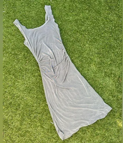 Boston Proper Slinky Green Sleeveless Dress