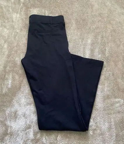 Betabrand Black Mid Rise Women’s Yoga Dress Straight Leg Pants