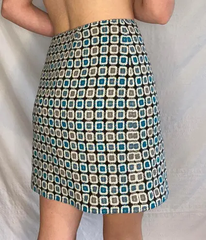 Nine West  Patterned Wool Skirt