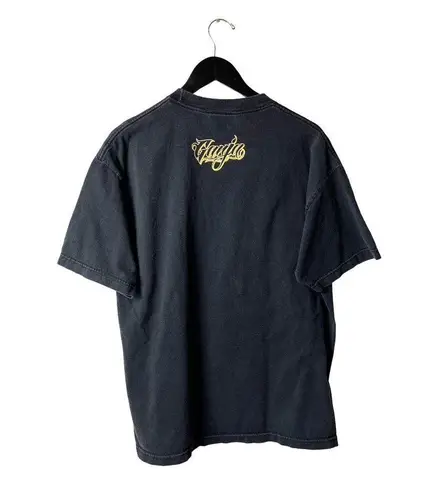 Vintage Y2K ODM Lion Graphic Tee T Shirt Black XL Extra Large Reggae Graphic