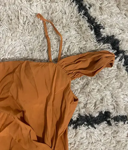 Maje Portefeuille Ruffle Detail Midi Dress