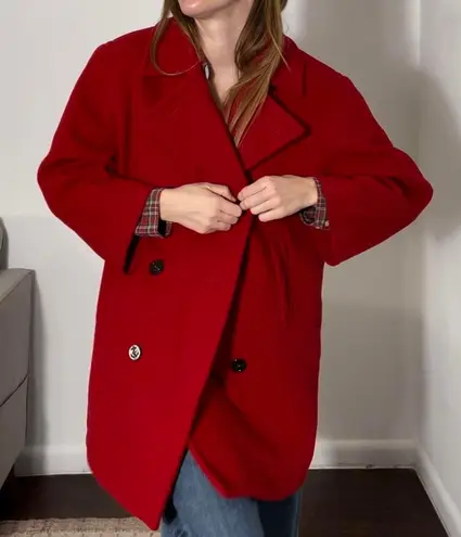 Preston & York  Red Wool Coat