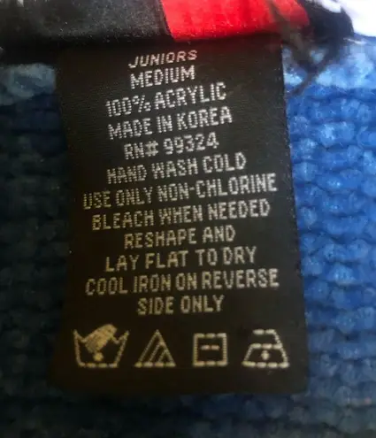 Vintage Long Sleeve ZipUp Sweater Blue M Size undefined