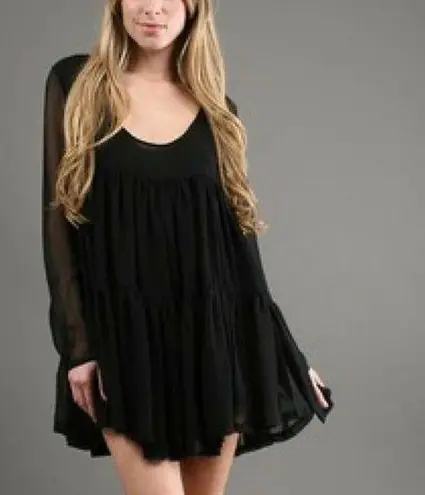 One Teaspoon  Winter Dinky Black Dress