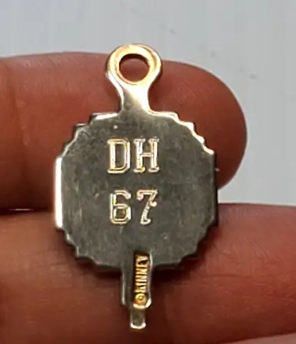 Nappanee High School Pendant Small DH 67 Vtg Gold