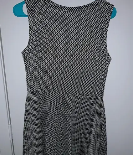 Merona  Black & White Patterned Dress