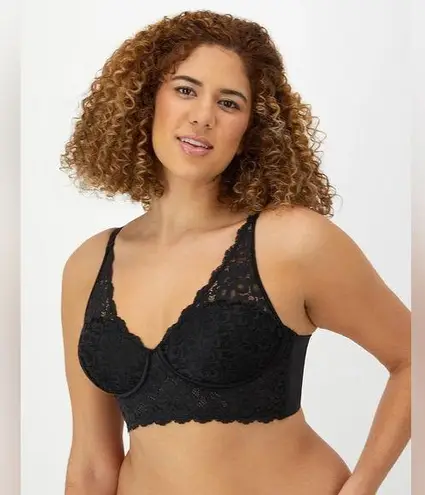 Maidenform NWT Lightly Lined Convertible Lace Bralette Size 40D - Image 1
