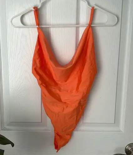 Bright Orange Bodysuit Size M