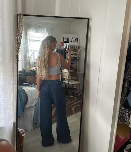 Gap Dark Wash Denim Cargos