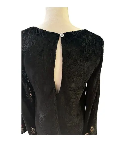 Show Me Your Mumu  Black Velvet Knockout Dress Size Small