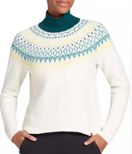 Alpine Design Women's Dawn Calm Fair
Isle Mock Neck Sweater