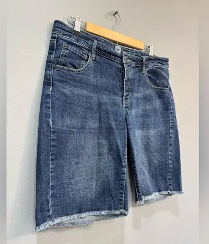 Mossimo Boyfriend Denim Shorts Size 12 EUC Blue