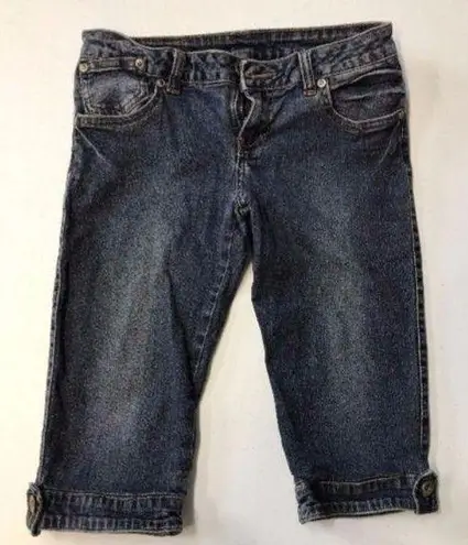 Women's JAGTHUG denim capri shorts Bermuda 25 jean