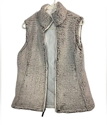 Free Country Women's  Stratus Lite‎ Reversible Vest White Size M