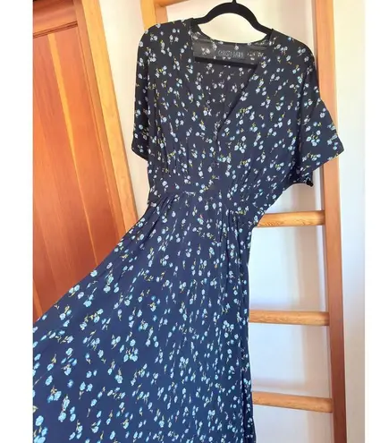 Christy Dawn Lottie Maxi Dress Small Snow Floral