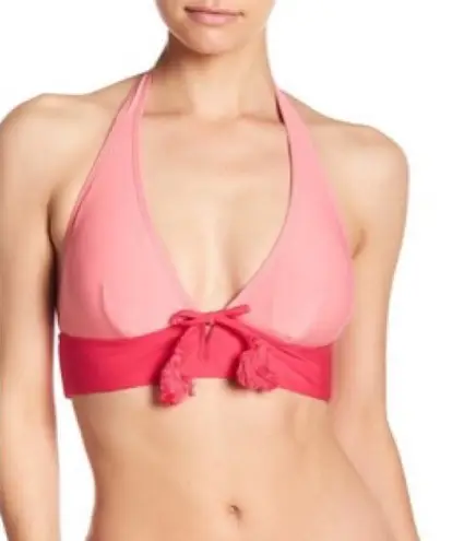Kate Spade  Halter V-Neck Front Bow Bikini Top - Image 1