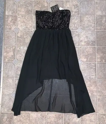 Miss Chievous NWT high low formal sequin dance & holiday dress
