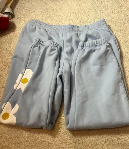 Target Flower Blue Sweats