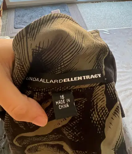 Ellen Tracy Flower Print Blazer Size 16