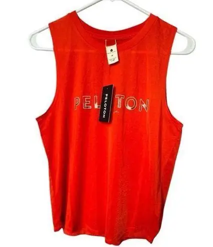 Peloton Spiritual Gangster Graphic Women's Active Sporty Logo Muscle Tank Sz M