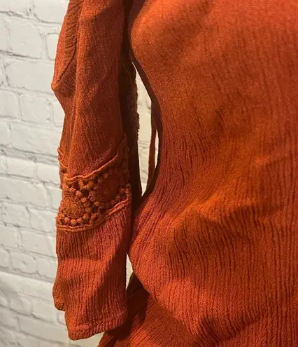 MOSSIMO Romper Cold Shoulder Rust