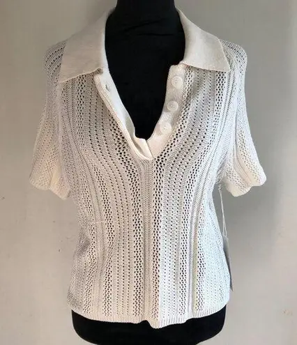 One Grey Day Women's Benton Polo Tee XS