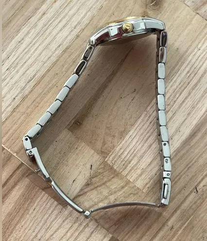 Bulova Ladies Watch Two-Tone Bracelet Round Stainless Steel Dial Date Window