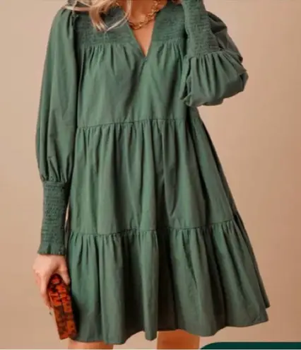 Tuckernuck Jaguar Green Dress XS