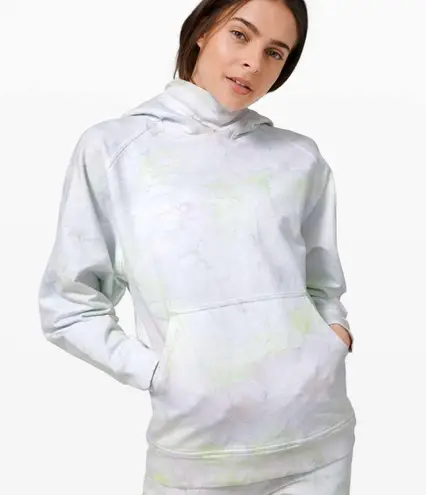 Lululemon  LA Pullover Hoodie Watercolor Wash White/Stargaze/Daydream/Key Lime 4