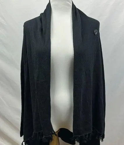 Matilda Jane poncho cardigan fringe size large