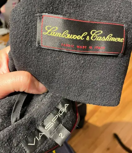 via spiga NWOT Lamb ๐ wool Cashmere Full Length Floor Fit Flare Evening Formal Prom Rave Matrix